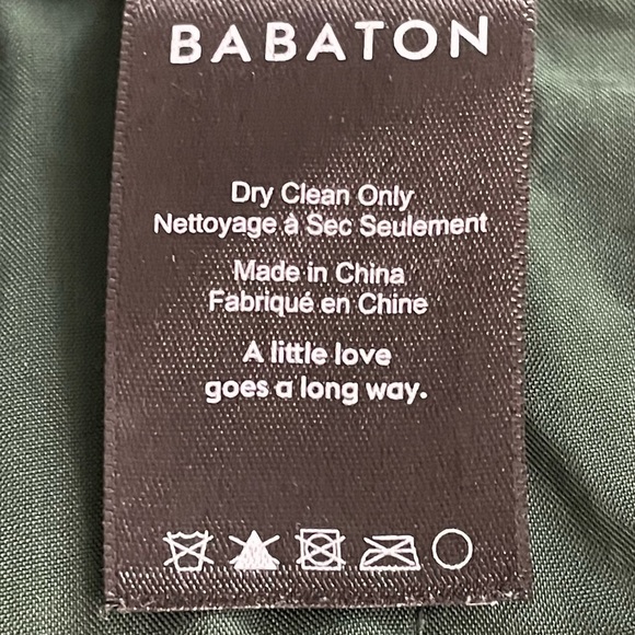 Babaton | Dark Green Linen Blend Ankle Pants - Picture 7 of 8